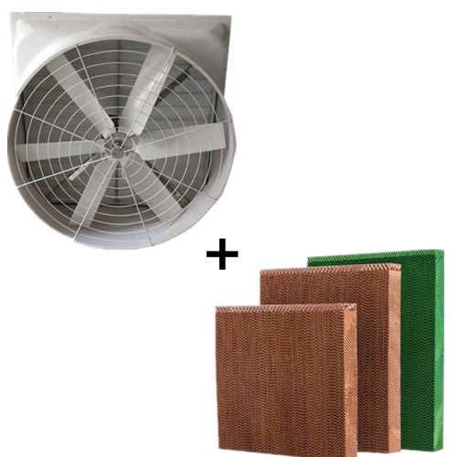 養(yǎng)殖場降溫除味選通風、換氣、降溫為一體的水簾風機