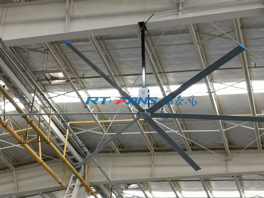 車(chē)間降溫方案,工業(yè)大風(fēng)扇,大型工業(yè)吊扇