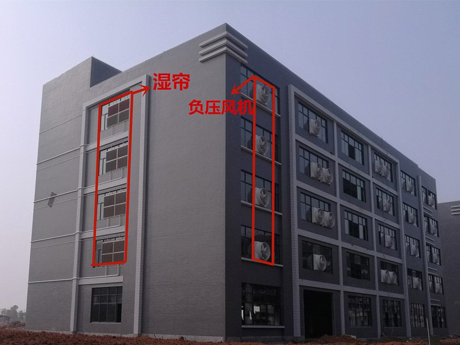 養(yǎng)殖場降溫,水簾風(fēng)機(jī)降溫系統(tǒng),降溫濕簾