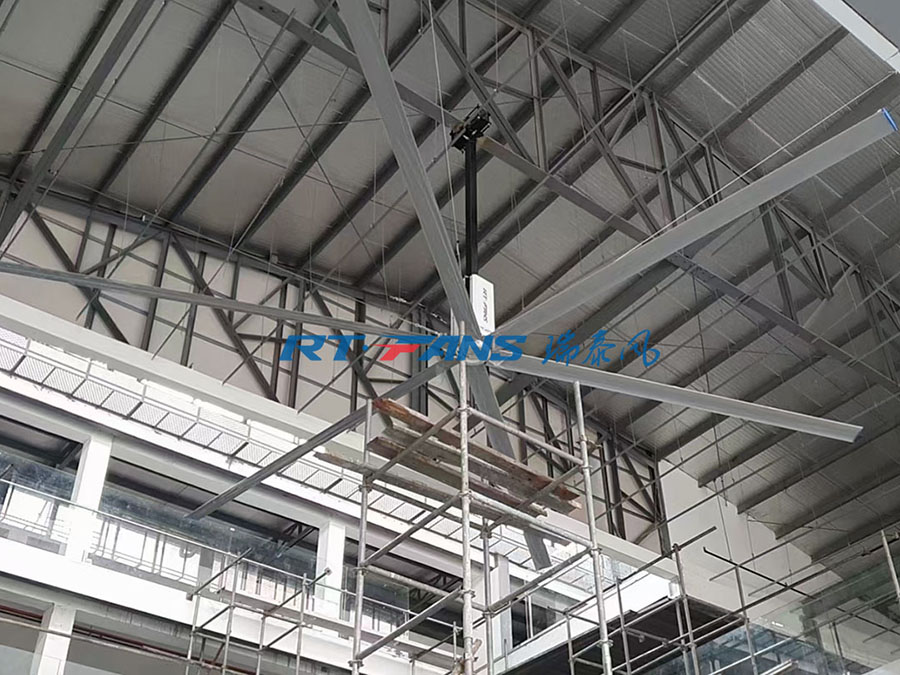 車(chē)間降溫方案,工業(yè)大風(fēng)扇,大型工業(yè)吊扇